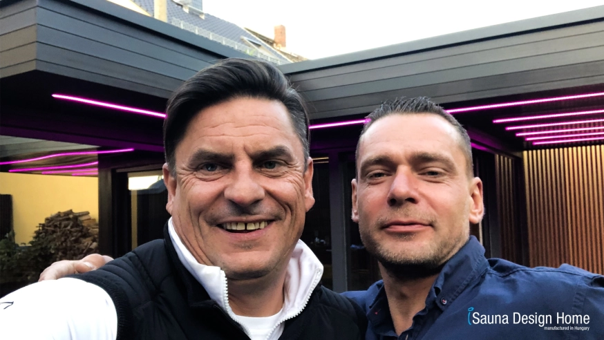 Moderní wellness sauna domeček Lipsko