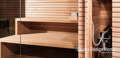 Finský sauna domek se skrytou saunovými kamny