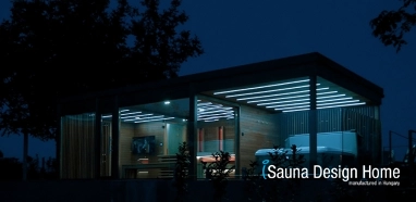 komfortní sauna domek na míru Balaton