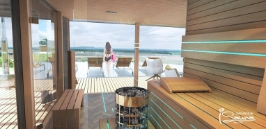 Kombinovaná venkovní sauna