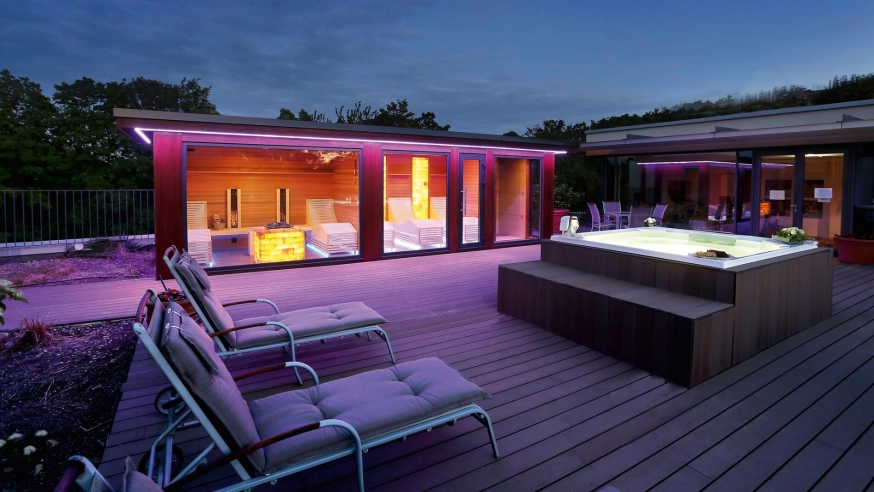 venkovní sauna domek Mainz