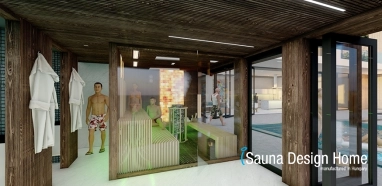 Venkovní sauna dum Venkovní sauna dum