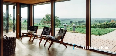 Venkovní sauna a vinohradnictví