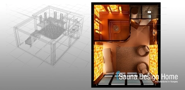 Wellness sauna domeček s himálajskou solnou terapií