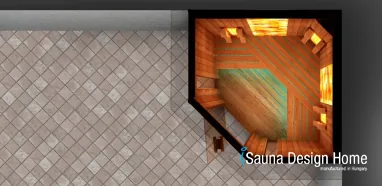 Infra sauna a finská sauna v jedné venkoví sauny
