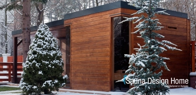 Modern finn és infra szaunaház egyben