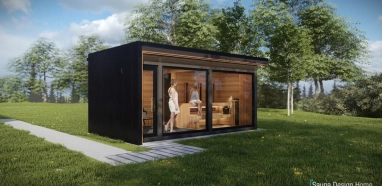 Moderní sauna domeček