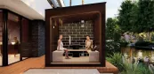 stavba sauny - moderní sauna