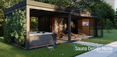 cluxusní sauna domky dom zahrady