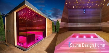 Finský saunový domek v minimalistickém style