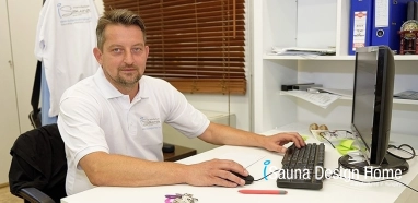 Realizace sauna domku s himálajskou solnou terapií