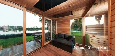 Komfortní vytápěný saunový dům