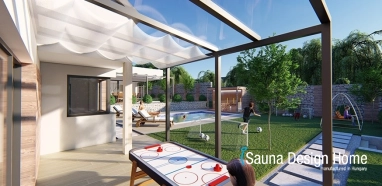 wellness terasa v zahrade