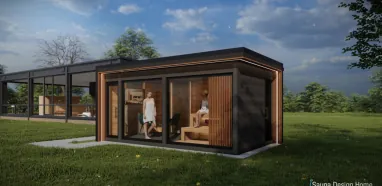 Moderní sauna domeček