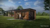 Moderní sauna domeček