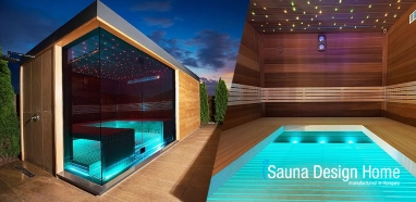 Finský saunový domek se se světelnou terapií