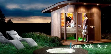 Venkovní sauna De Lux 