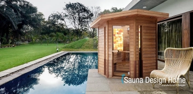 Stavba venkovní sauny