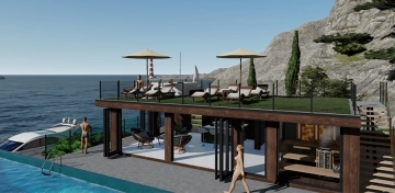 moderní sauna domek beach