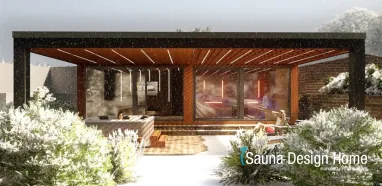 venkovní sauna domek