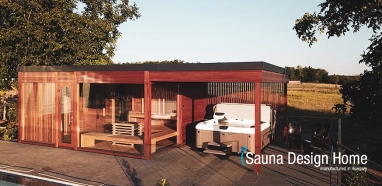 sauna domek a vírívka
