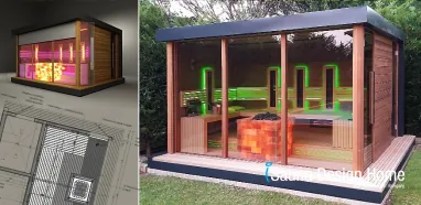 Venkovní sauna domek na míru